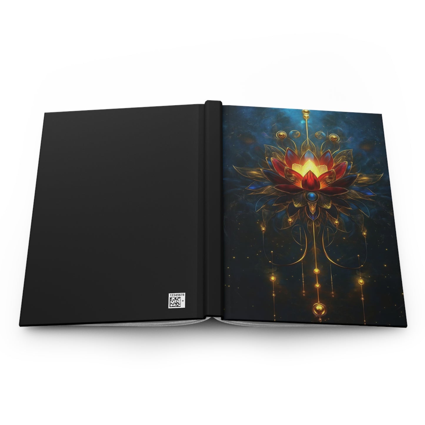 Mystic Lotus Mandala Hardcover Journal | Matte