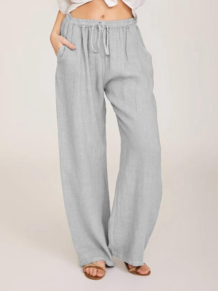 Popular Casual Women'S Yoga Pants With Cotton And Hemp