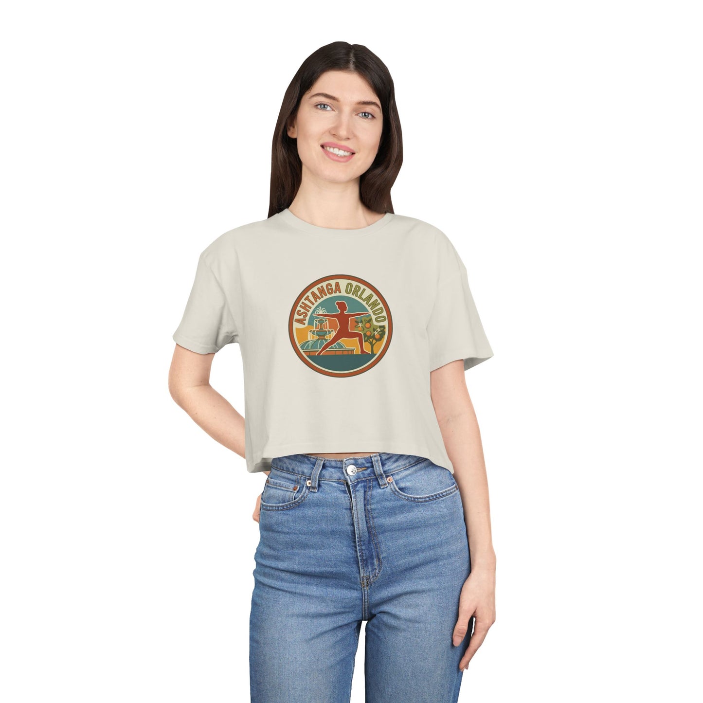 Crop Tee — Vintage Kintsanga Orlando Surf Patch