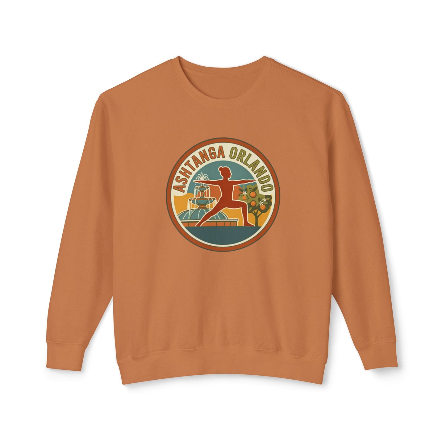 Ashtanga Orlando Crewneck Sweatshirt – Retro Yoga Studio Pullover