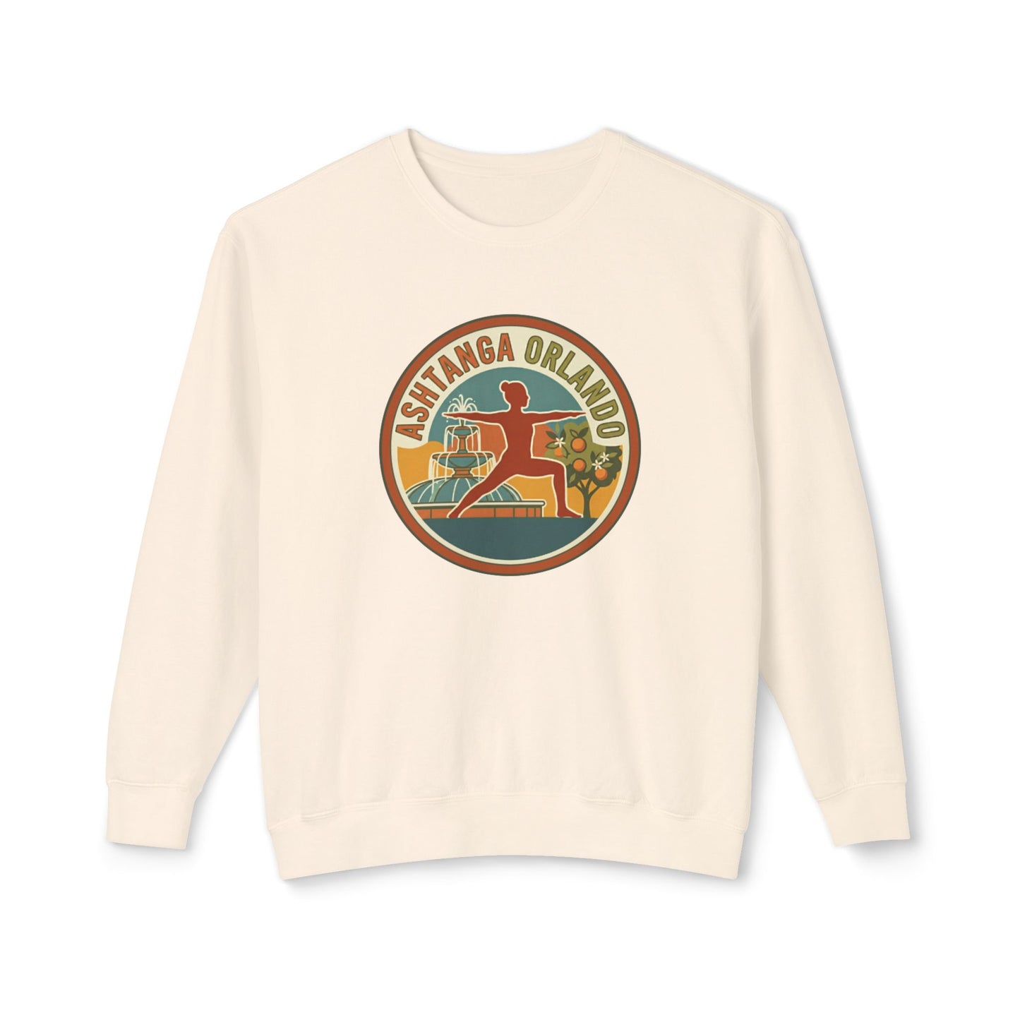 Ashtanga Orlando Crewneck Sweatshirt – Retro Yoga Studio Pullover