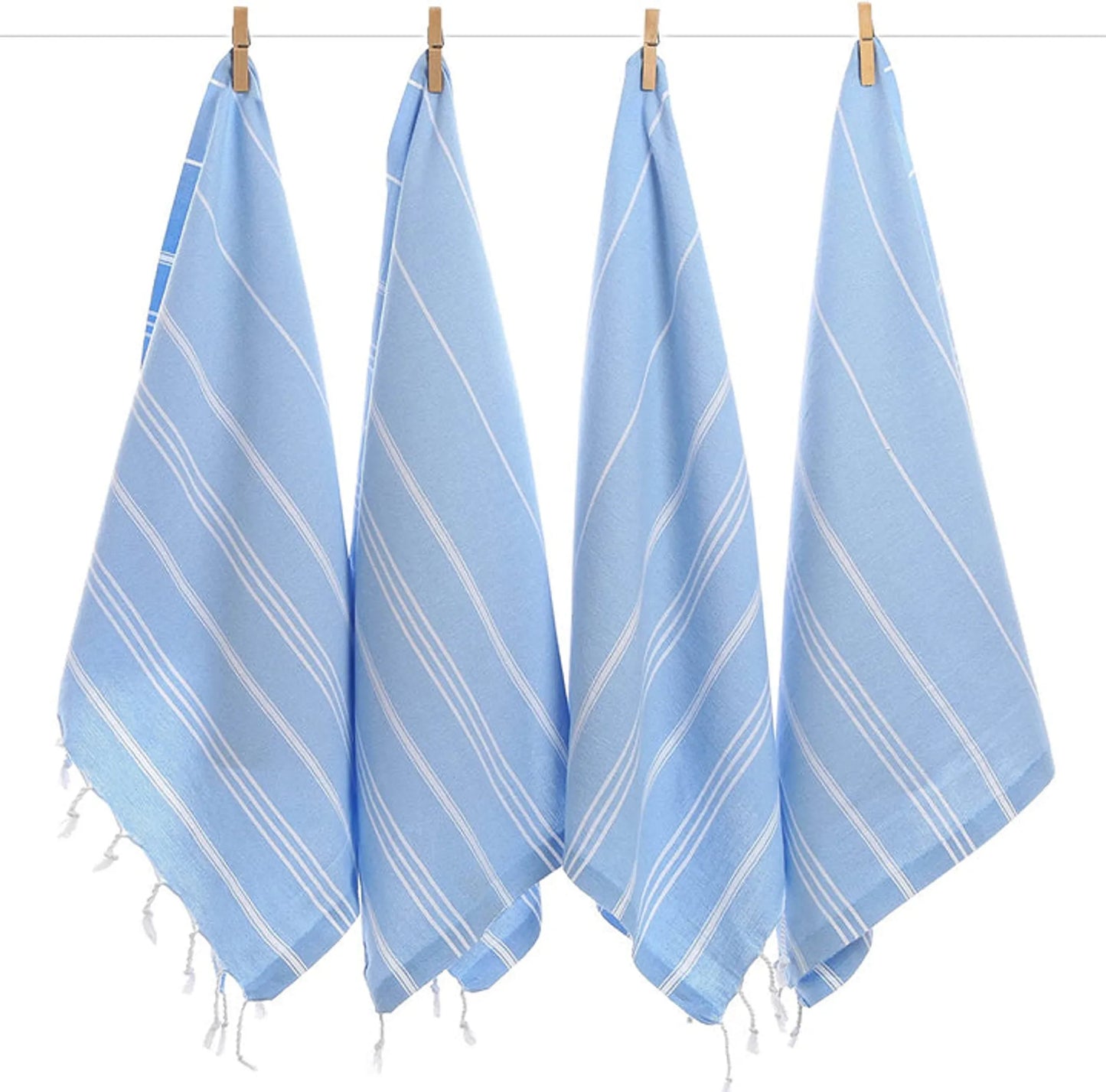 100% Natural Turkish Cotton Hand & Gym Towel (20"x36") | Ultra-Absorbent for Hot Yoga & Travel