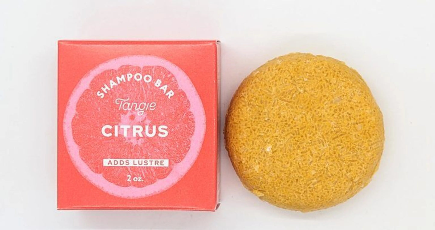 Zero Waste Citrus Shampoo Bar - Vegan & Eco-Friendly by Tangie