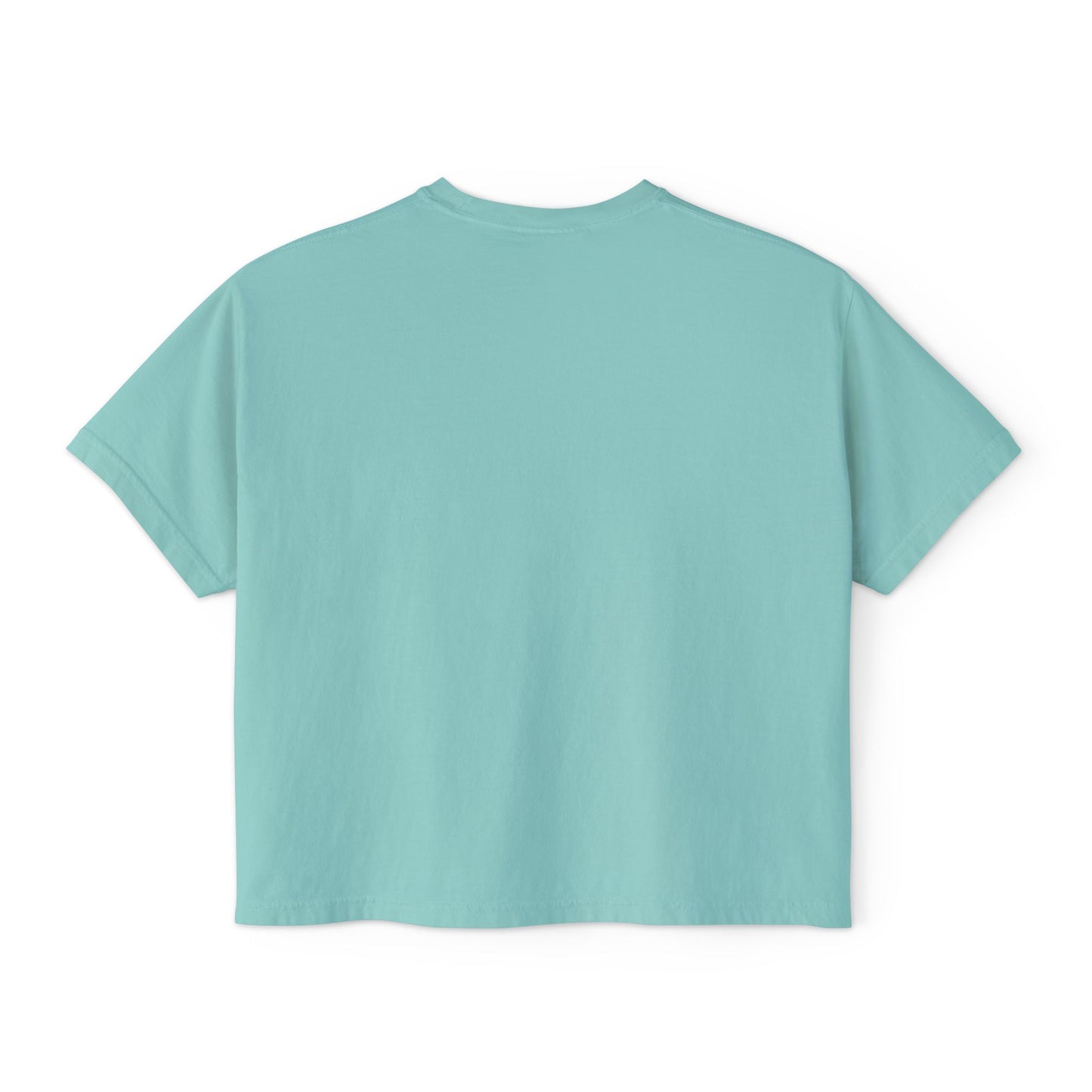 Boxy Tee — Retro 'Kinsta Orlando' Surf & Skate Badge