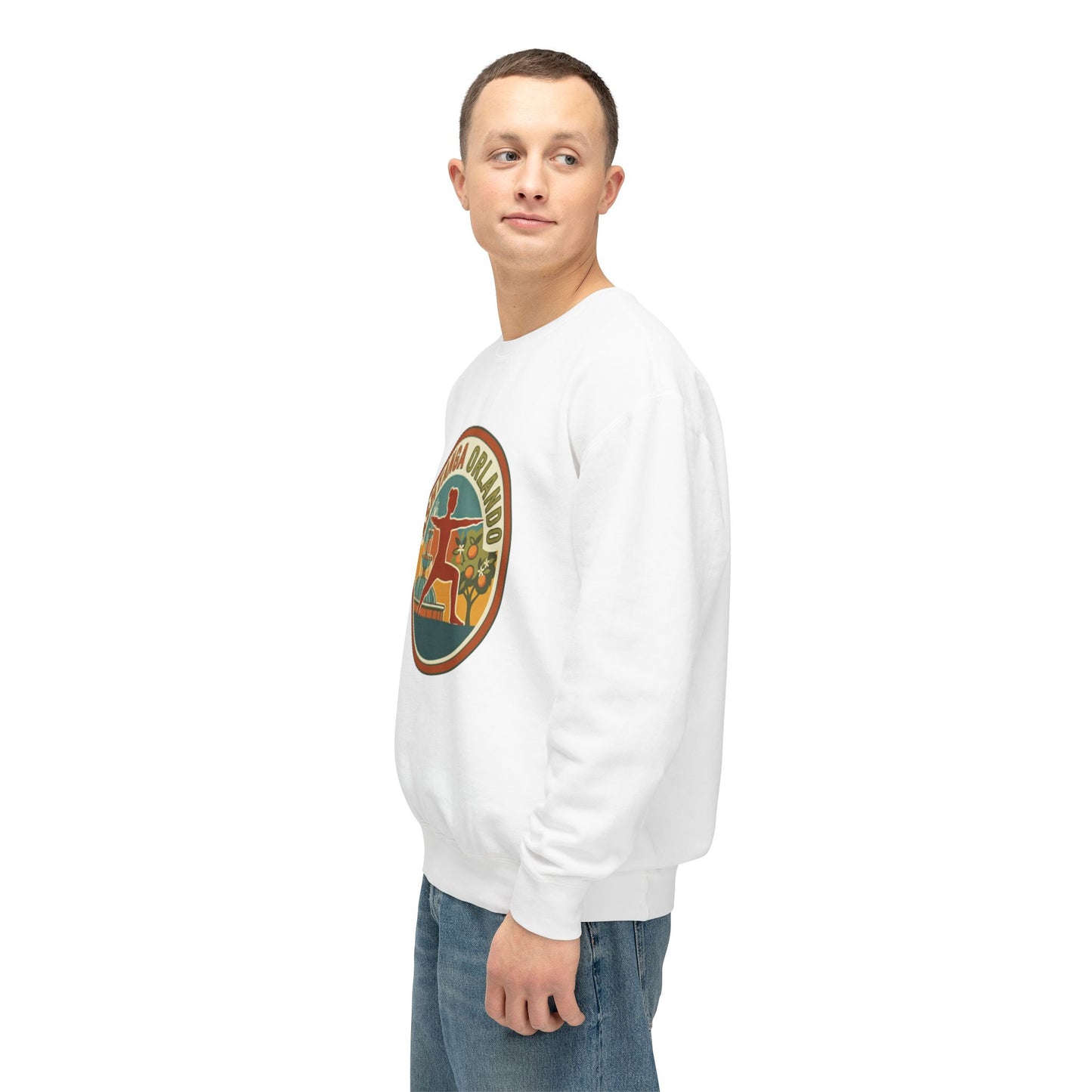 Ashtanga Orlando Crewneck Sweatshirt – Retro Yoga Studio Pullover
