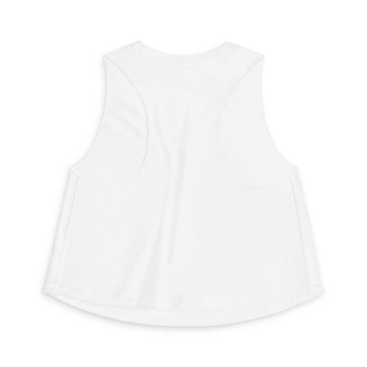 Peaceful Peacock Women's Crop Top — Zen Logo Tank for Yoga & Casual Wear