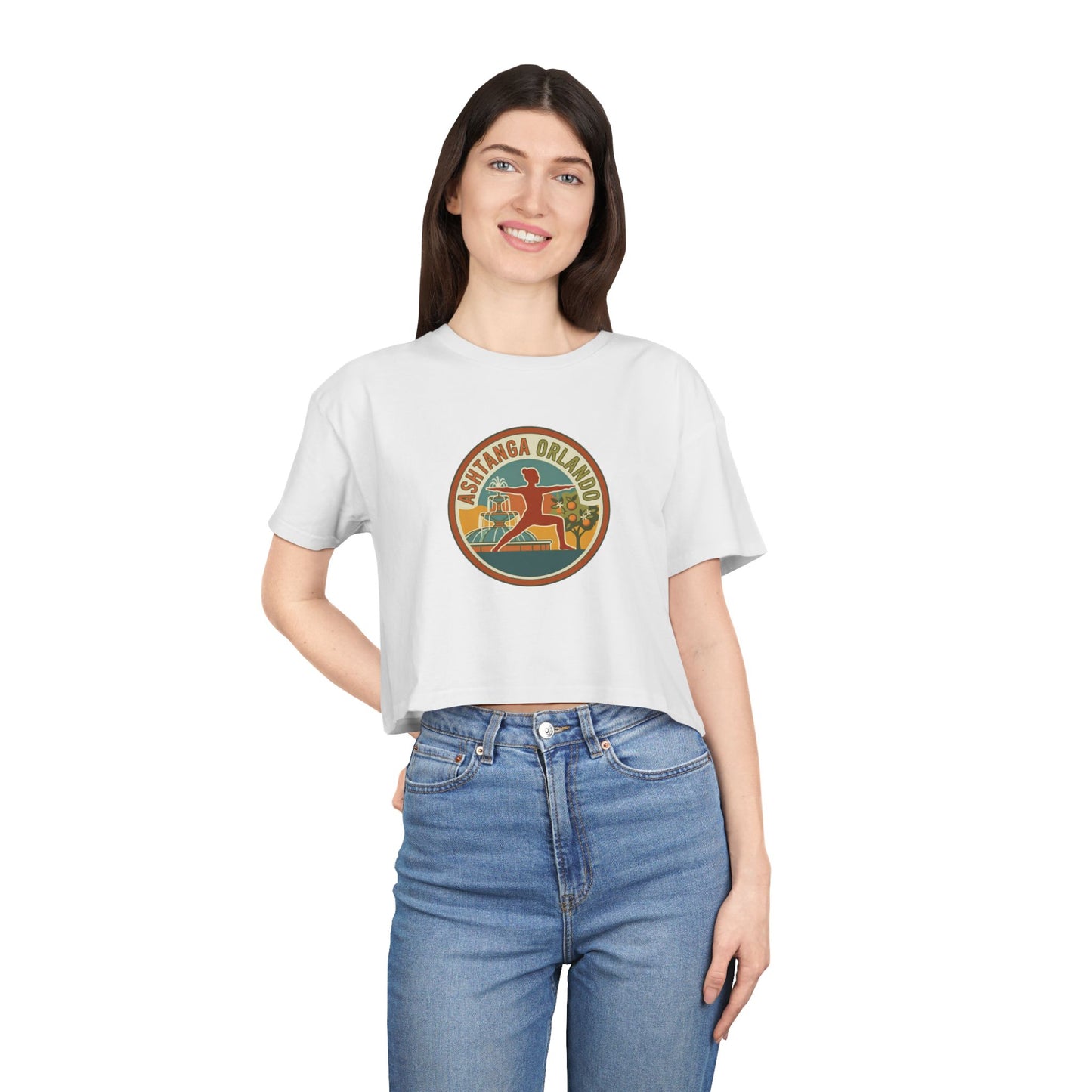 Crop Tee — Vintage Kintsanga Orlando Surf Patch