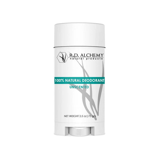 Unscented Natural Deodorant - Aluminum-Free, Vegan & Baking Soda Free