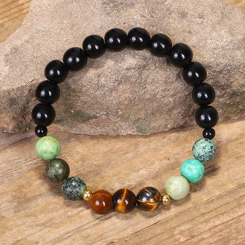 🧘🏽 Zen Harmony: 108-Bead Natural Stone Necklace & Bracelet Set