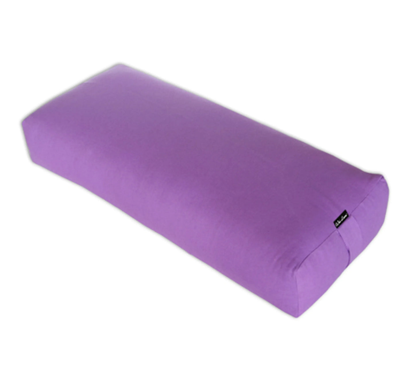Cylindrical Yoga Bolster | 100% Cotton Round Support Pillow 7.5x26