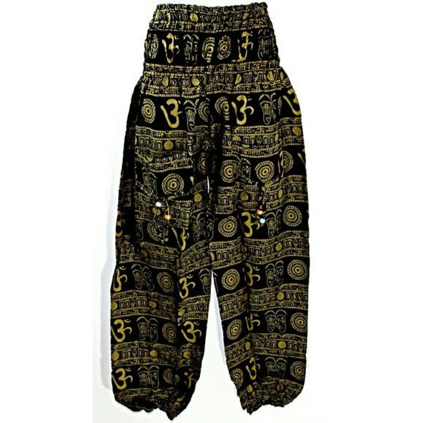 Om Peace Symbol High Waist Yoga Pants