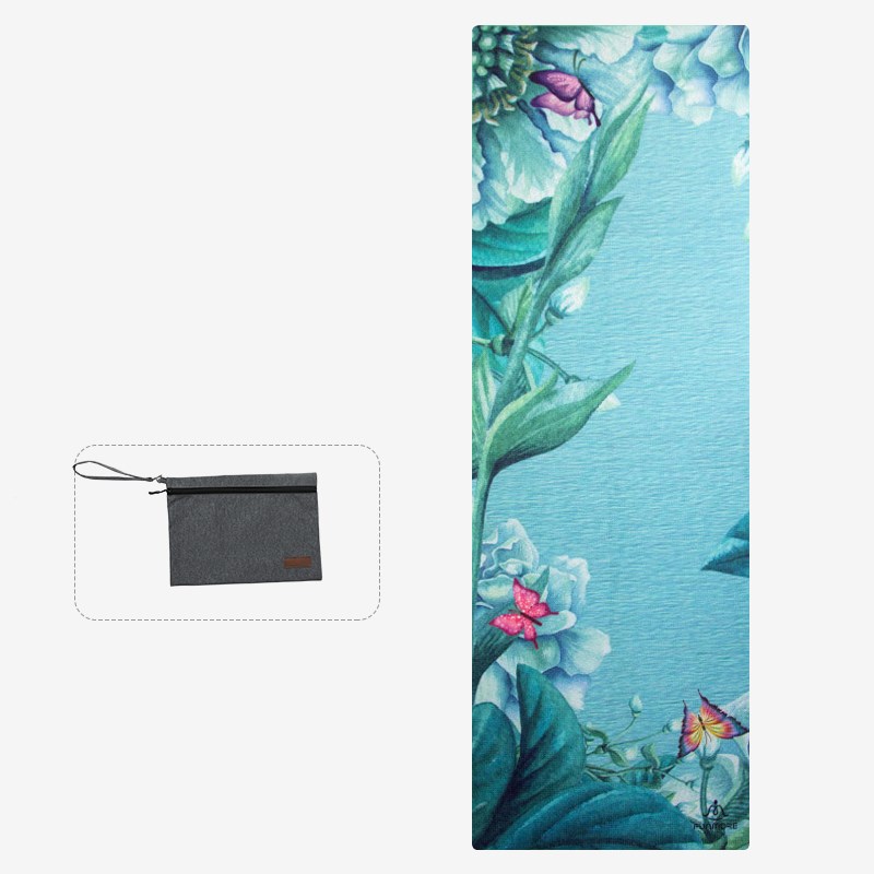 Portable professional yoga mat drape non-slip yoga blanket