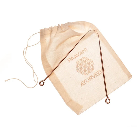 Copper Tongue Cleaner | Ayurvedic Oral Hygiene Tool for Fresh Breath